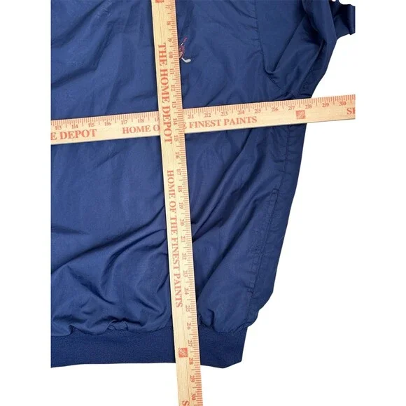 Vintage Polo Golf Ralph Lauren Windbreaker Pullover Jacket XL - Navy Blue Mesh L - Picture 5 of 7